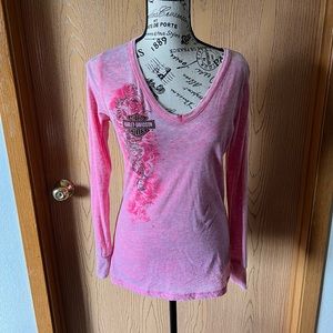 Women’s Harley Davidson Long Sleeve Shirt Size ???
